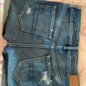American Eagle size 10 ripped jean shorts